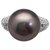 Repossi ring, Tahitian pearl and diamonds. White gold  ref.115799