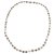 inconnue Platinum necklace, white diamonds and cognacs.  ref.115800
