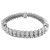 Bracelet lignes Cartier, modèle "Kalypso"en platine et diamants.  ref.115801