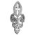 Autre Marque Loree Rodkin Ring, "Flor de lis", en oro blanco, diamantes.  ref.115852