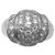 inconnue Anello arrotondato in platino, Diamants.  ref.115853