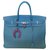 Hermès Birkin Azul Azul claro Couro  ref.115985