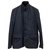 Moncler Navy technical cotton city jacket Navy blue  ref.115995