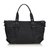 Burberry Nylon Tote Bag Black Leather Cloth  ref.116120