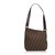 Fendi Zucca Canvas Shoulder Bag Brown Leather Cloth Cloth  ref.116142