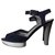 Hogan Sandals with heels Navy blue Deerskin  ref.116163