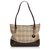 Burberry Plaid Canvas Tote Bag Brown Multiple colors Beige Leather Cloth Cloth  ref.116293