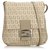 Fendi Zucchino Canvas Crossbody Bag Brown Beige Leather Cloth Cloth  ref.116321