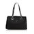 Prada Nylon Tote Bag Black Leather Cloth  ref.116361