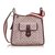 Louis Vuitton Monogram Mini Lin Mary Kate Pink Red Leather Cotton Cloth  ref.116367