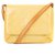 Louis Vuitton "Thompson Street" bag in yellow monogrammed patent leather! Brown  ref.116372