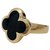 Van Cleef & Arpels ring "Pure Alhambra" model in yellow gold, onyx.  ref.116414