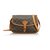 Louis Vuitton Monogram Sologne Brown Leather Cloth  ref.116540