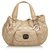 Dior Cannage Nylon Tote Bag Brown Beige Leather Cloth  ref.116546