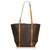 Louis Vuitton Monogram Sac Shopping 48 Brown Leather Cloth  ref.116569