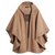 CAPE Poncho BURBERRY CAMEL hoodie cashmere wool blend new with no tag Caramel  ref.116619