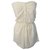 Bel Air New strapless dress White Yellow Cotton  ref.116668