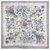 Gucci Vsize Floral Print Pastel Lavender Silk  ref.116706