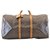 Louis Vuitton Keepall 60 Brown Cloth  ref.116737