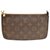 Louis Vuitton Pochette Accessoires Brown Cloth  ref.116759