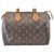 Louis Vuitton Speedy 25 Brown Cloth  ref.116763