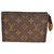 Louis Vuitton Pochette Cosmetique Brown Cloth  ref.116768