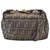Fendi Zucca Hand Bag Brown Cloth  ref.116779