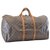 Louis Vuitton Keepall 60 Brown Cloth  ref.116805
