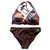 Pierre Cardin Costumi da bagno Marrone Poliammide  ref.116959