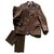 Brauner Anzug von Massimo Dutti 52/42 Hose 44 Baumwolle  ref.117008
