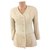 Chanel Jackets Beige Silk Wool Polyamide  ref.117119