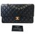 Chanel TIMELESS Black Leather  ref.117139