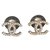 New Chanel earrings Golden Metal  ref.117147
