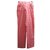 Burberry size UK women's trousers 8 nine label size 36 Pink Cotton  ref.117156
