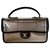 Chanel Coco Sand PVC Flap Bag Black Plastic  ref.117205