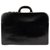Hermès Maleta dos homens Hermes Paris caixa de couro preto vintage em bom estado!  ref.117210