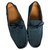 Tod's Gommino Suede Driving Shoes Blu Svezia  ref.117299