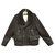 Gucci Manteaux, Vêtements d'extérieur Laine Fourrure Noir  ref.117331