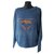 Krizia Tricots Coton Bleu Orange  ref.117339