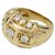 Van Cleef & Arpels dome ring in yellow gold and diamonds.  ref.117354
