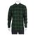 Autre Marque chemises Coton Noir Vert  ref.117432