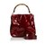 Gucci Red Bamboo Lackleder Handtasche Rot Bordeaux Holz  ref.117445