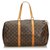Louis Vuitton Brown Monogram Sac Souple 45 Leather Cloth  ref.117446