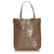 Gucci Brown GG Supreme Tote Bag Leather Cloth Cloth  ref.117450