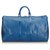 Louis Vuitton Blue Epi Keepall 55 Azul Cuero  ref.117461