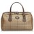 Burberry Brown Plaid Canvas Travel Bag Leather Cloth Cloth  ref.117465