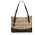 Burberry Brown Plaid Canvas Tote Bag Multiple colors Beige Leather Cloth Cloth  ref.117466
