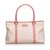 Gucci Pink GG Jacquard Tote Bag White Cream Leather Cloth  ref.117473