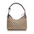 Gucci Brown GG Jacquard Sac Hobo Cuir Tissu Marron  ref.117506