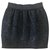 Dolce & Gabbana falda de cintura alta Negro Acetato  ref.117535